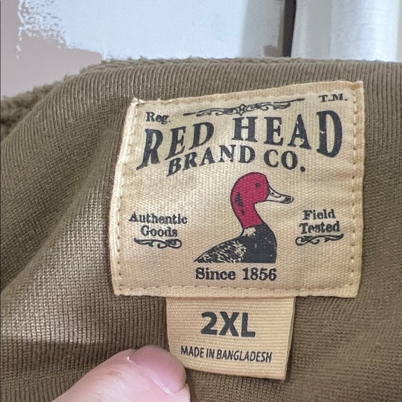 RedHead Tan Fleece Jacket with Zippered Pocket - Picture 2 of 5